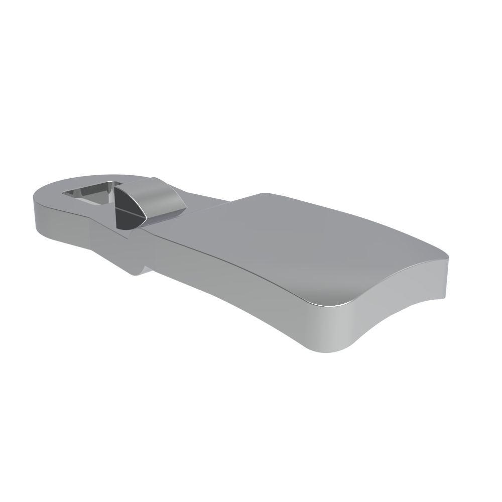 Southco Quarter-Turn Cam Latch Cam, Steel, Zinc Plate, Bright chromate