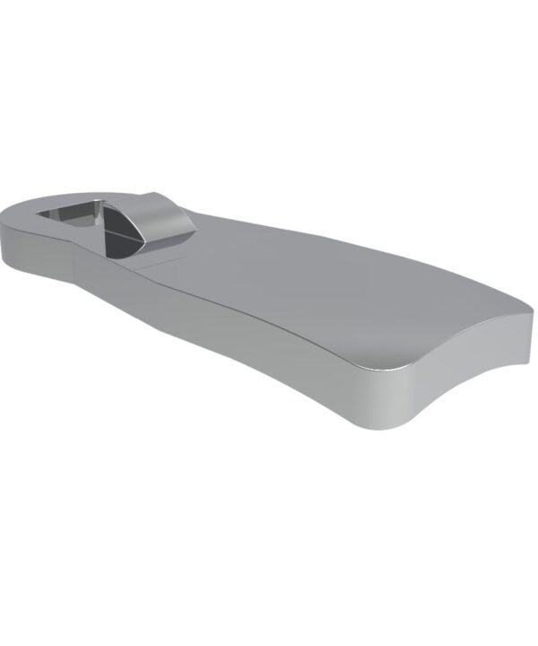 Southco Quarter-Turn Cam Latch Cam, Steel, Zinc Plate, Bright chromate