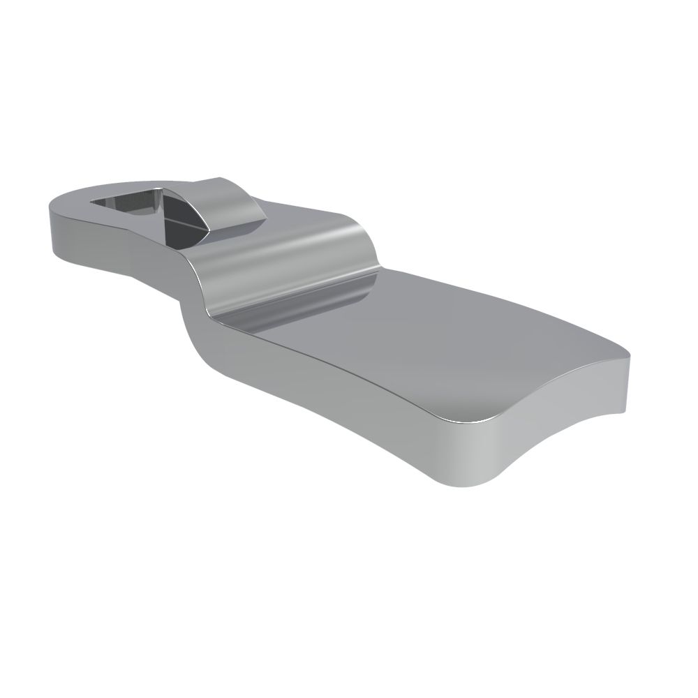 Southco Quarter-Turn Cam Latch Cam, Steel, Zinc Plate, Bright chromate