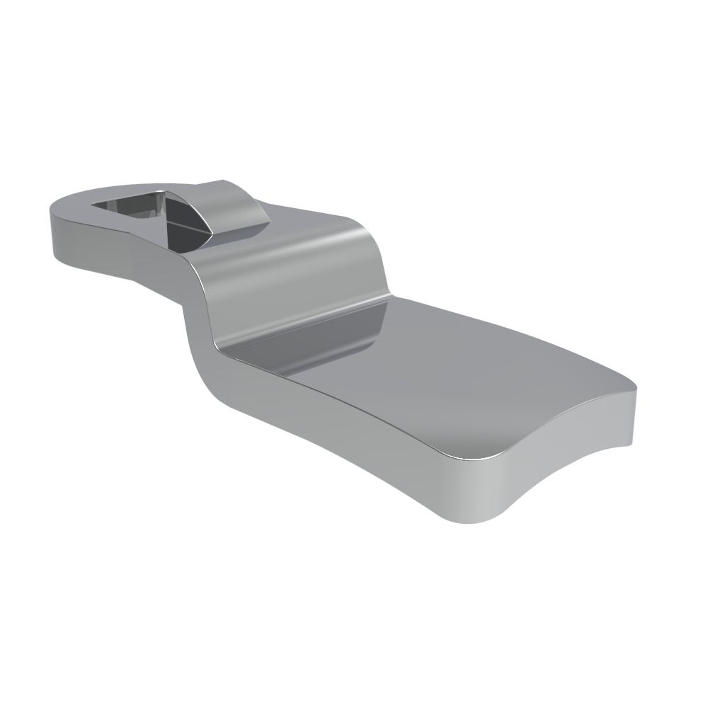 Southco Quarter-Turn Cam Latch Cam, Steel, Zinc Plate, Bright chromate