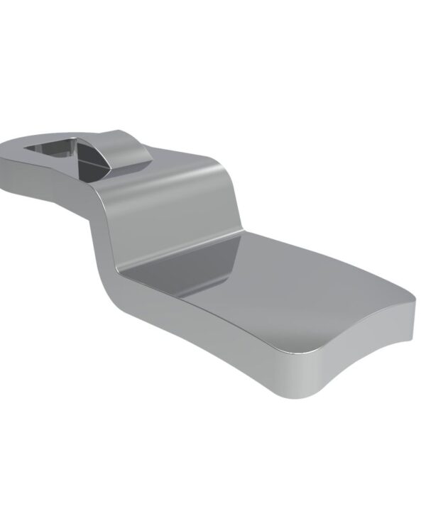 Southco Quarter-Turn Cam Latch Cam, Steel, Zinc Plate, Bright chromate