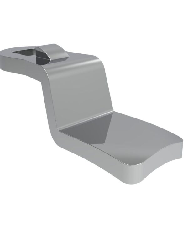 Southco Quarter-Turn Cam Latch Cam, Steel, Zinc Plate, Bright chromate