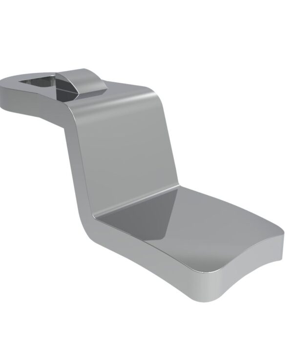 Southco Quarter-Turn Cam Latch Cam, Steel, Zinc Plate, Bright chromate