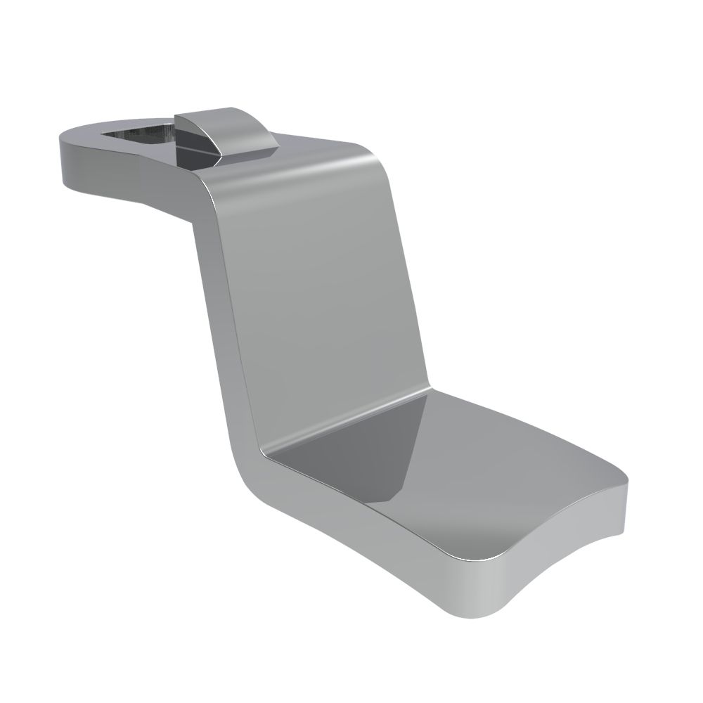 Southco Quarter-Turn Cam Latch Cam, Steel, Zinc Plate, Bright chromate