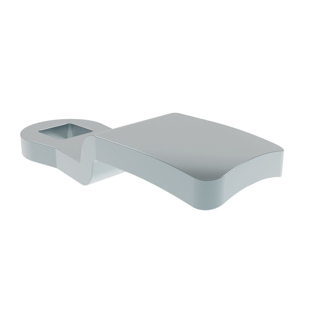 Southco Quarter-Turn Cam Latch Cam, Steel, Zinc Plate, Bright chromate