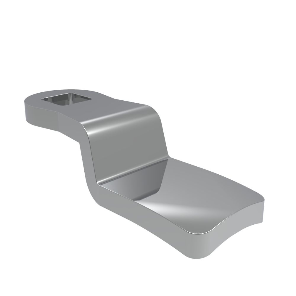 Southco Quarter-Turn Cam Latch Cam, Steel, Zinc Plate, Bright chromate