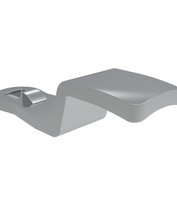 Southco Quarter-Turn Cam Latch Cam, 22.7mm (.89 in) Grip, Zinc Alloy, Chrome Plated