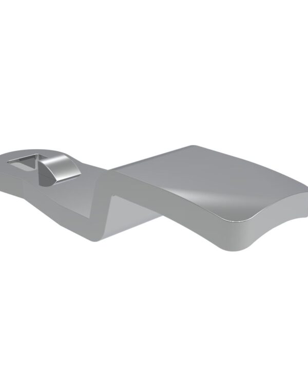 Southco Quarter-Turn Cam Latch Cam, 26.7mm (1.05 in) Grip, Zinc Alloy, Chrome Plated