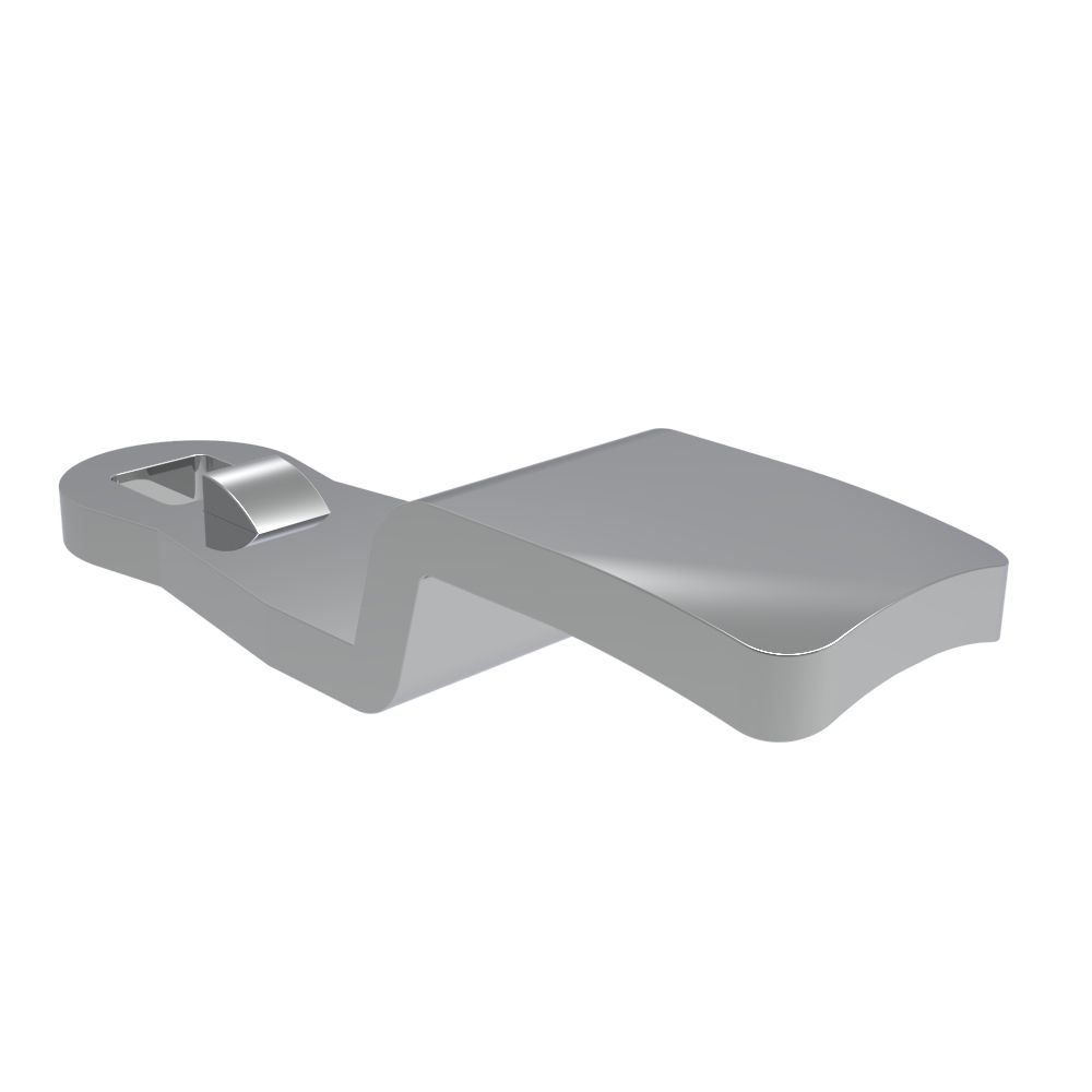 Southco Quarter-Turn Cam Latch Cam, 26.7mm (1.05 in) Grip, Zinc Alloy, Chrome Plated
