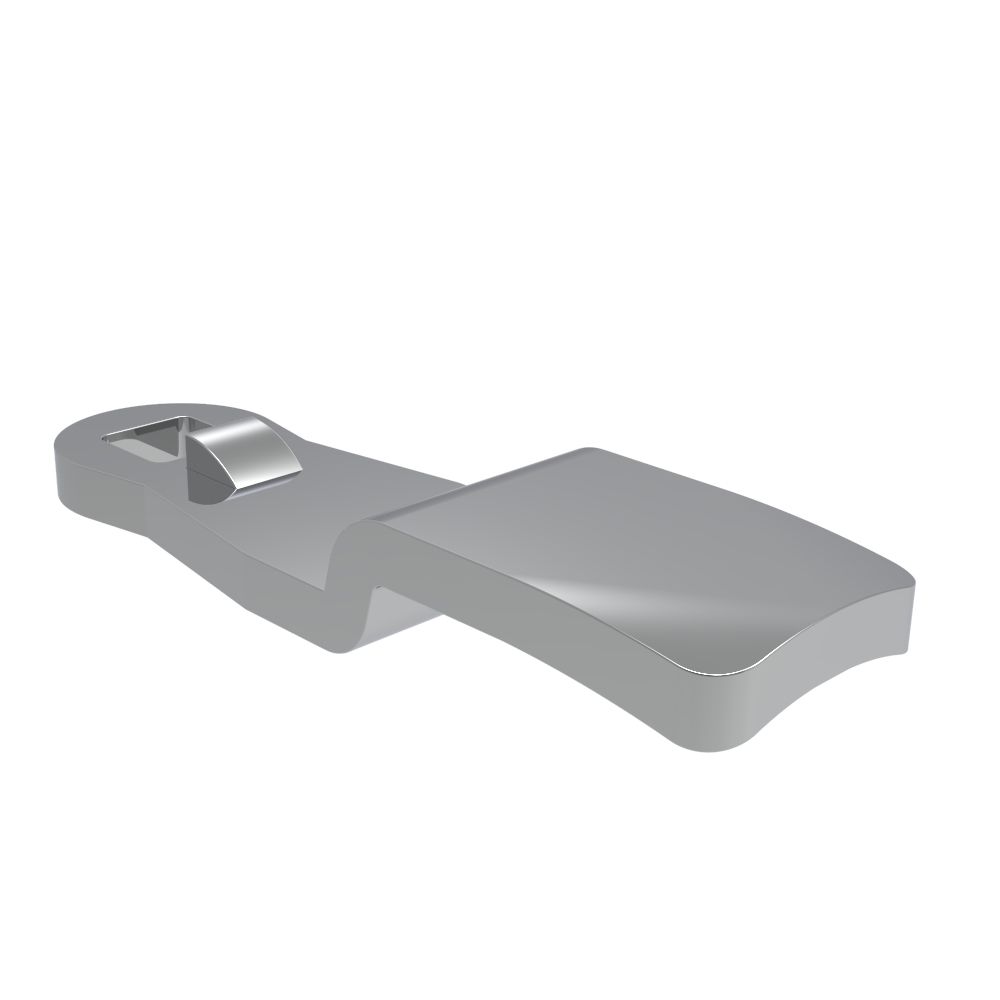 Southco Quarter-Turn Cam Latch Cam, 30.7mm (1.21 in) Grip, Zinc Alloy, Chrome Plated
