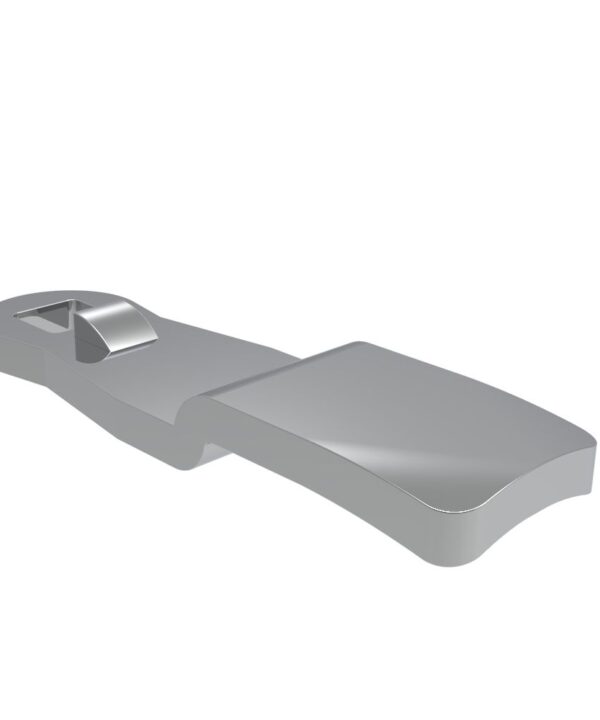 Southco Quarter-Turn Cam Latch Cam, 32.7mm (1.29 in) Grip, Zinc Alloy, Chrome Plated
