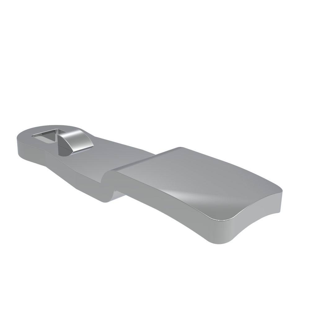 Southco Quarter-Turn Cam Latch Cam, 32.7mm (1.29 in) Grip, Zinc Alloy, Chrome Plated