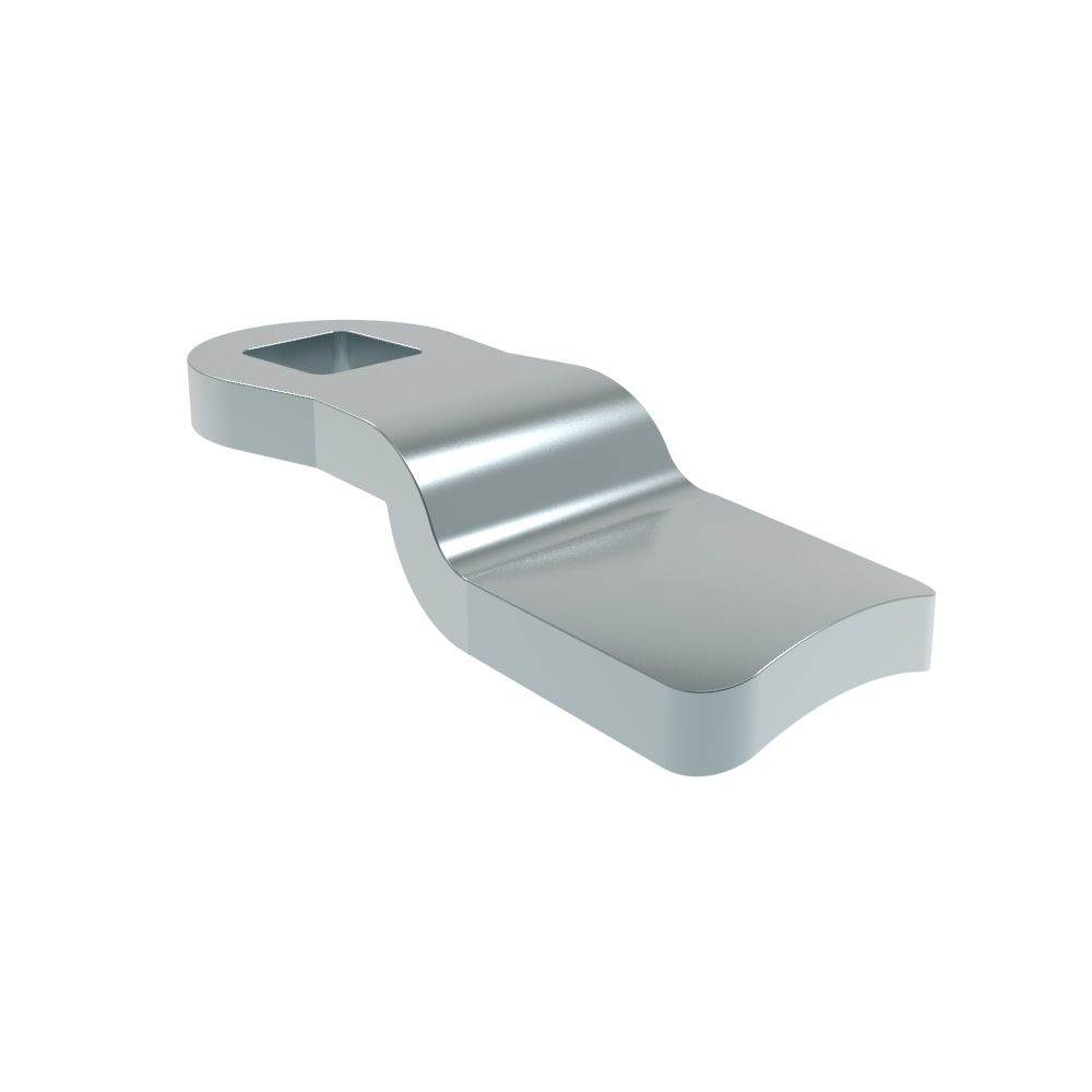 Southco Quarter-Turn Cam Latch Cam, 21.5mm (.85 in) Grip, Steel, Zinc Plate, Bright chromate