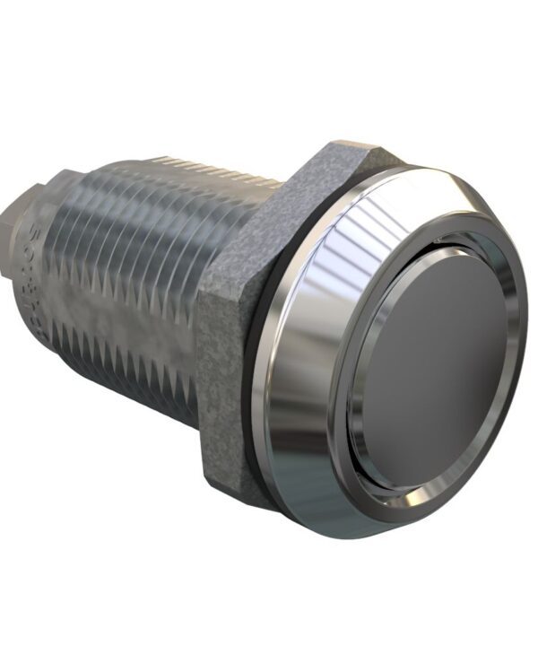 Southco Quarter-Turn Cam Latch, No Recess, Without Cam, Sealed, Zinc Alloy, Chrome Plated, Bright