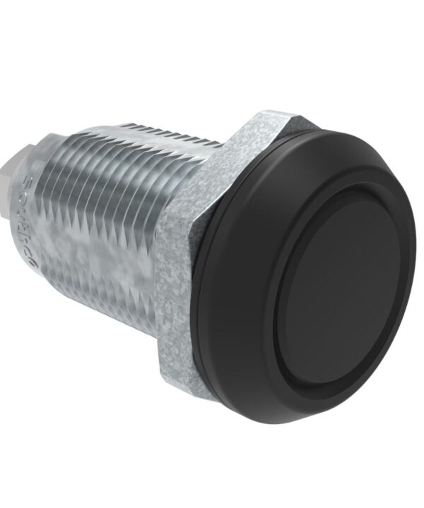 Southco Quarter-Turn Cam Latch, No Recess, Without Cam, Sealed, Zinc Alloy, Powder Coat, Black