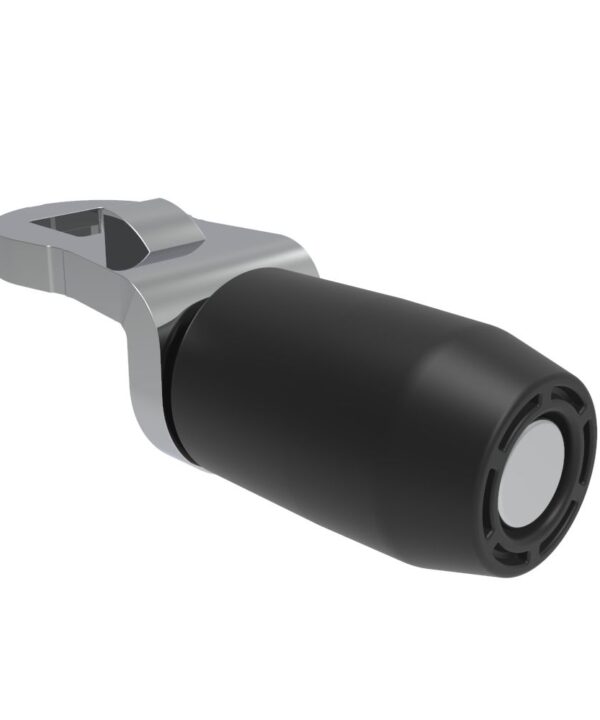 Southco Quarter-Turn Cam Latch Roller Cam, Steel, Zinc Plate, Bright Chromate