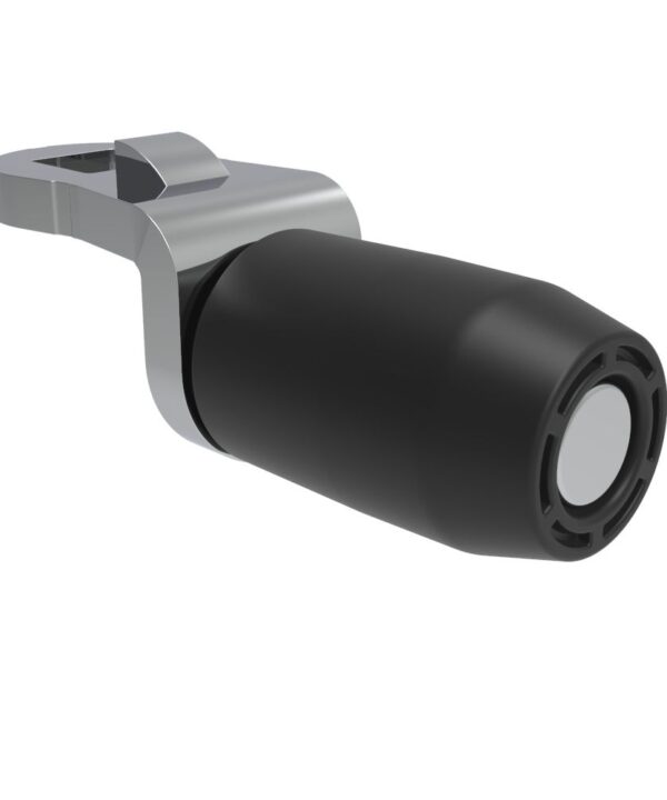 Southco Quarter-Turn Cam Latch Roller Cam, Steel, Zinc Plate, Bright Chromate