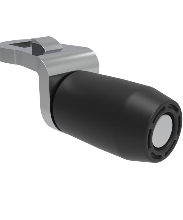 Southco Quarter-Turn Cam Latch Roller Cam, Steel, Zinc Plate, Bright Chromate