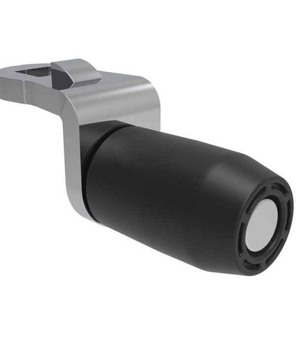 Southco Quarter-Turn Cam Latch Roller Cam, Steel, Zinc Plate, Bright Chromate