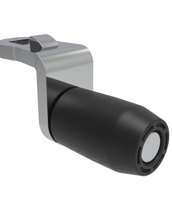 Southco Quarter-Turn Cam Latch Roller Cam, Steel, Zinc Plate, Bright Chromate