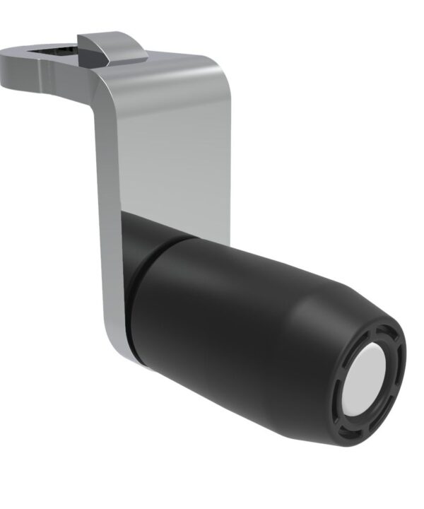 Southco Quarter-Turn Cam Latch Roller Cam, Steel, Zinc Plate, Bright Chromate