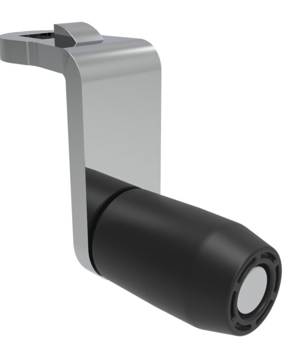 Southco Quarter-Turn Cam Latch Roller Cam, Steel, Zinc Plate, Bright Chromate