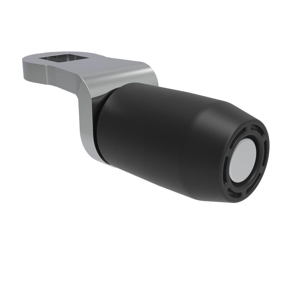Southco Quarter-Turn Cam Latch Roller Cam, Steel, Zinc Plate, Bright Chromate