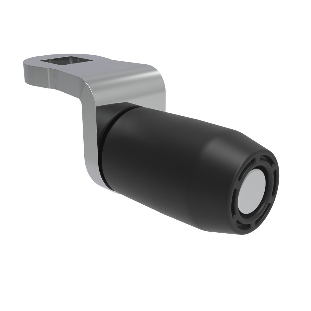 Southco Quarter-Turn Cam Latch Roller Cam, Steel, Zinc Plate, Bright Chromate