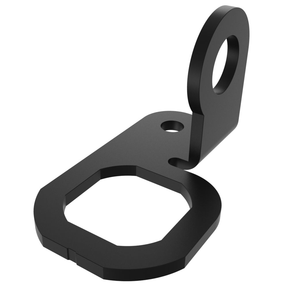 Southco Padlock Bracket, Steel, Zinc Nickel Plate, Black Chromate