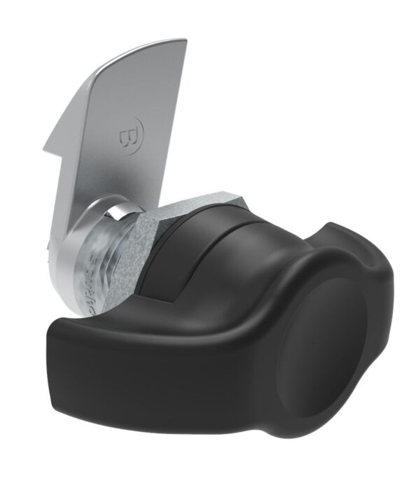 Southco Quarter-Turn Cam Latch, Wing, 23mm (.91 in) Grip, Not Sealed, Zinc Alloy, Powder Coat, Black