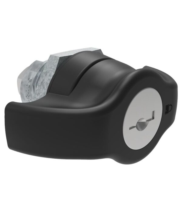 Southco Quarter-Turn Cam Latch, Key Locking (CH751) Wing, Without Cam, Sealed, Zinc Alloy, Powder Coat, Black