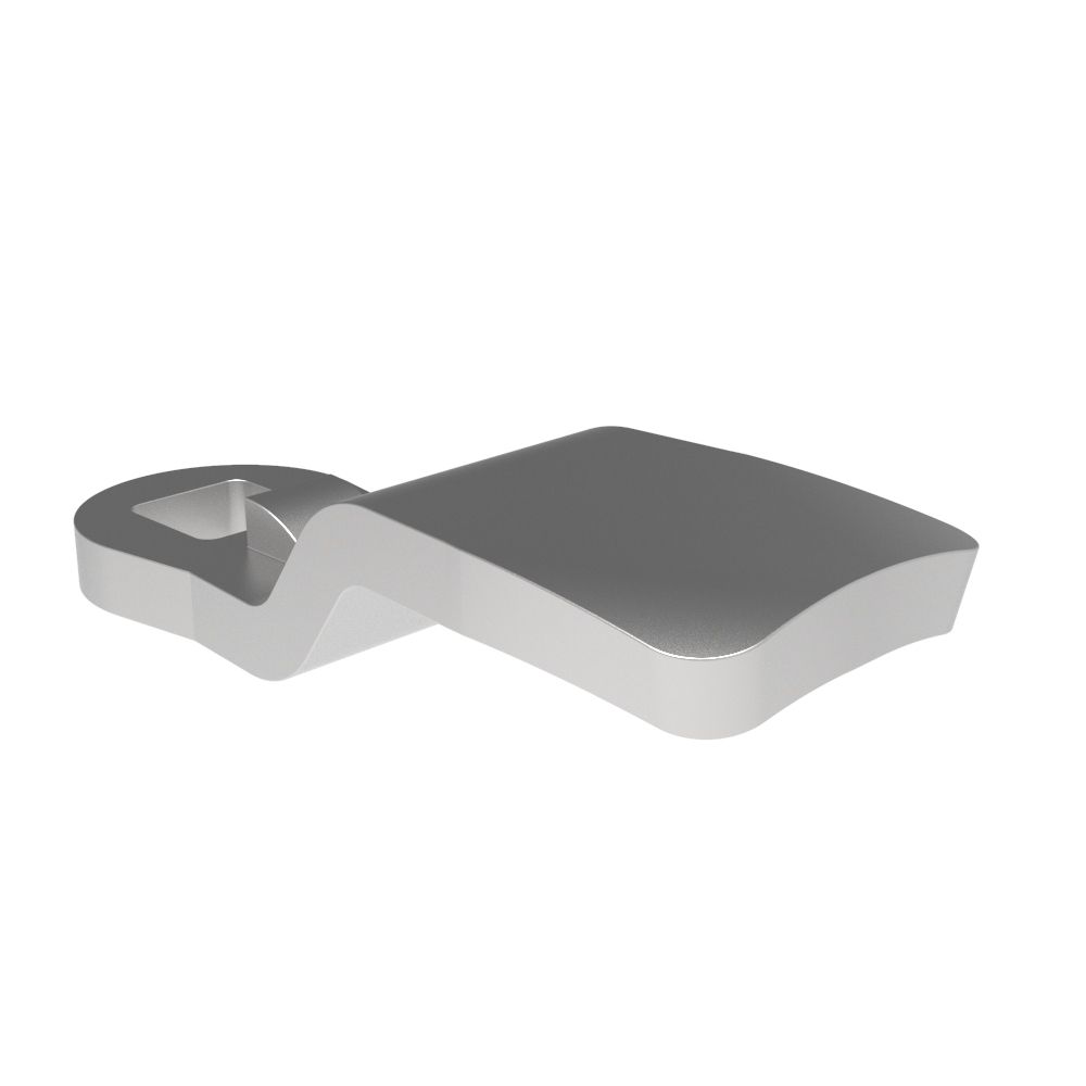Southco Quarter-Turn Cam Latch Cam, 10mm (.39 in) Grip, 316 Stainless Steel, Electropolished
