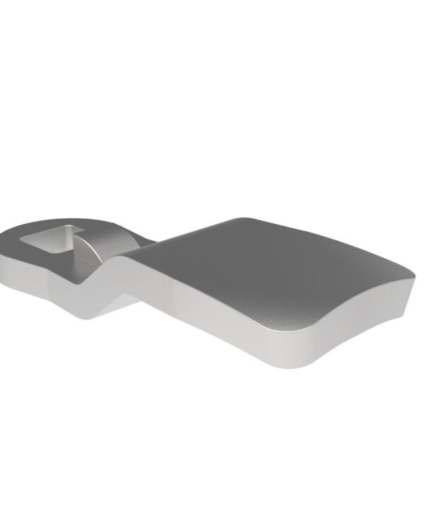 Southco Quarter-Turn Cam Latch Cam, 12mm (.47 in) Grip, 316 Stainless Steel, Electropolished