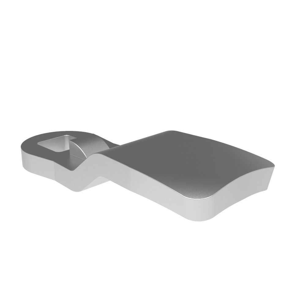 Southco Quarter-Turn Cam Latch Cam, 12mm (.47 in) Grip, 316 Stainless Steel, Electropolished