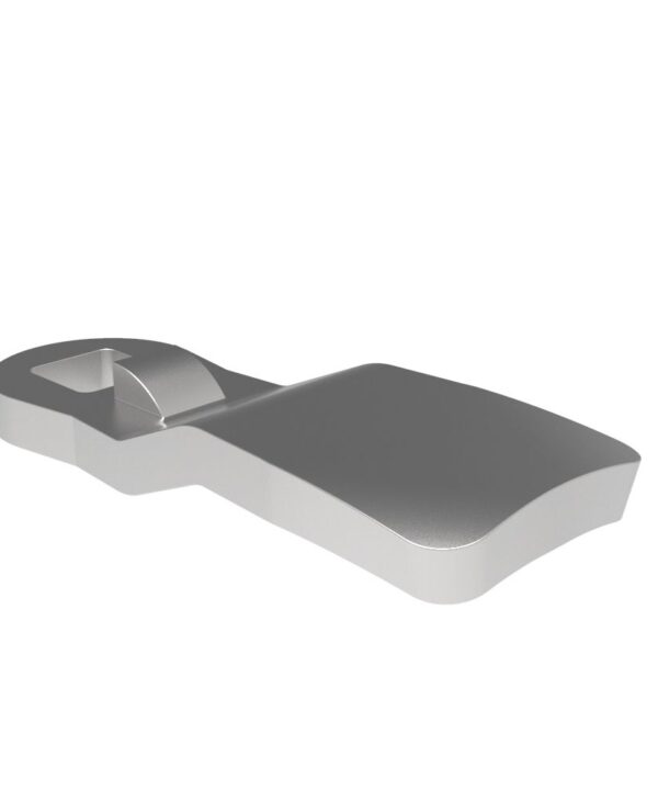 Southco Quarter-Turn Cam Latch Cam, 14mm (.55 in) Grip, 316 Stainless Steel, Electropolished