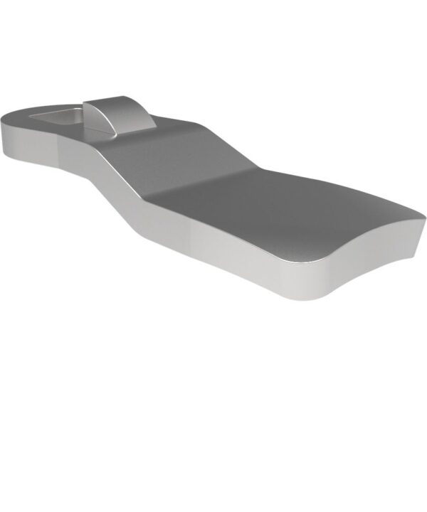 Southco Quarter-Turn Cam Latch Cam, 22mm (.87 in) Grip, 316 Stainless Steel, Electropolished