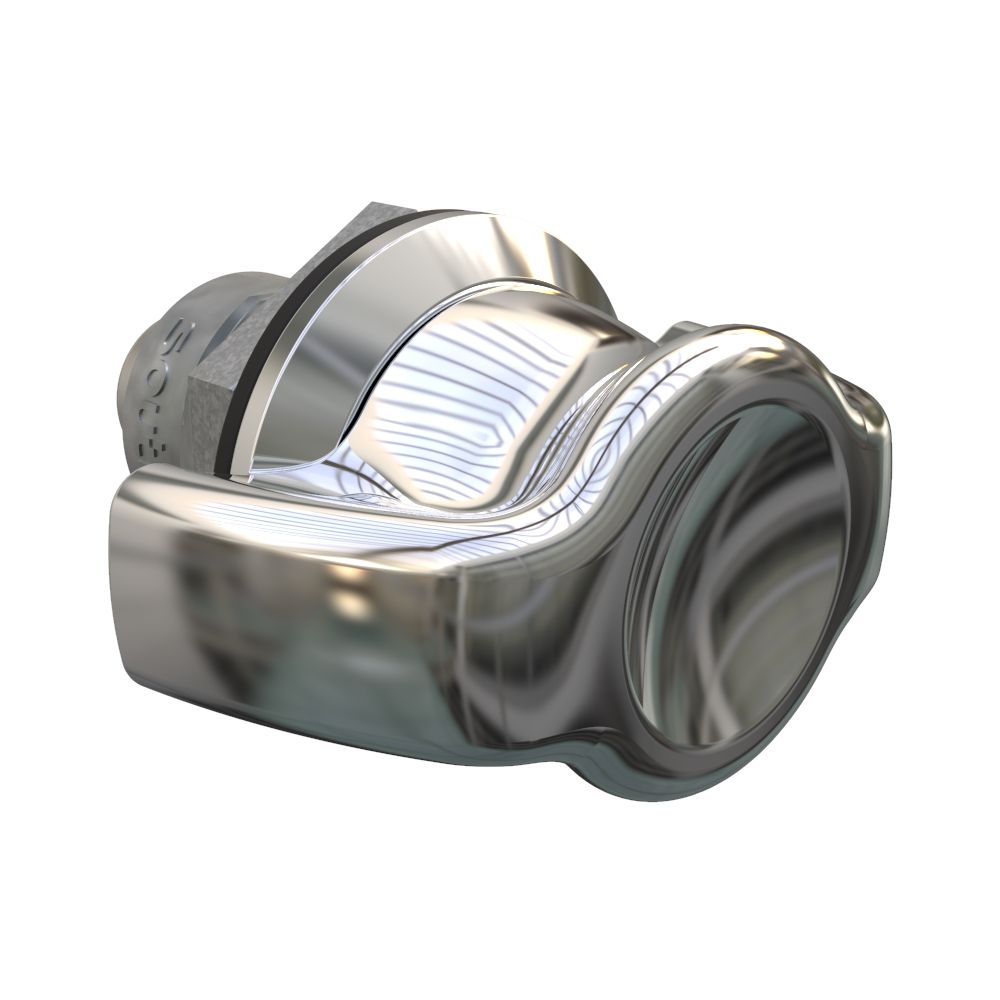 Southco Fixed Grip Cam Latch, Mini, Universal, Wing Knob, Sealed, Zinc Alloy, Chrome Plated, Bright
