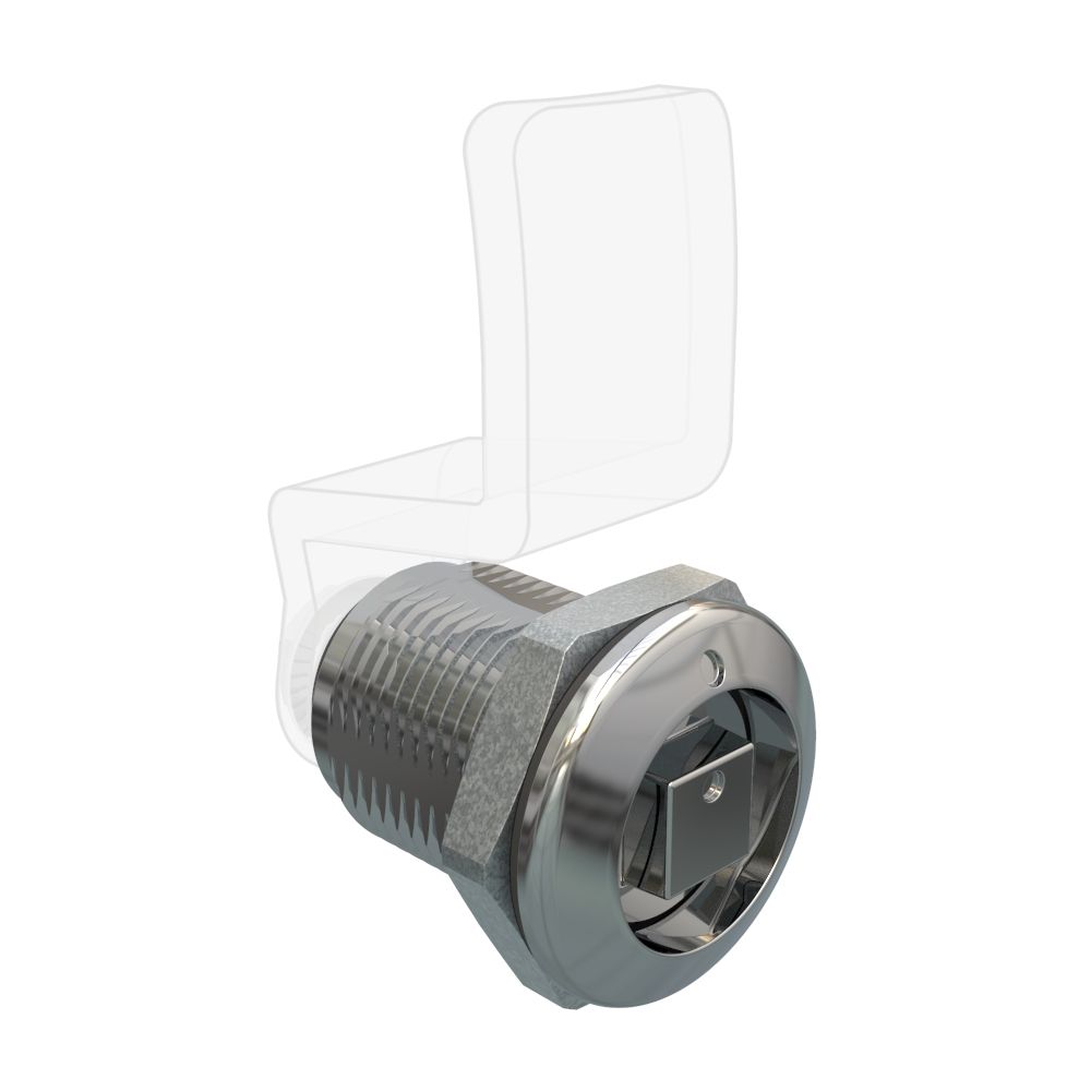 Southco Quarter Turn Compression Latch, Standard Size , Railway standard, Zinc Alloy, Chrome Plated, Bright