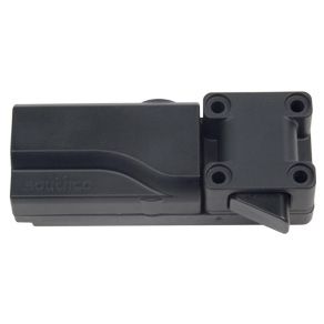 Southco Electronic Slide Bolt, Side Mount, Left Bolt Position, 12 Volts, Plastic, Black