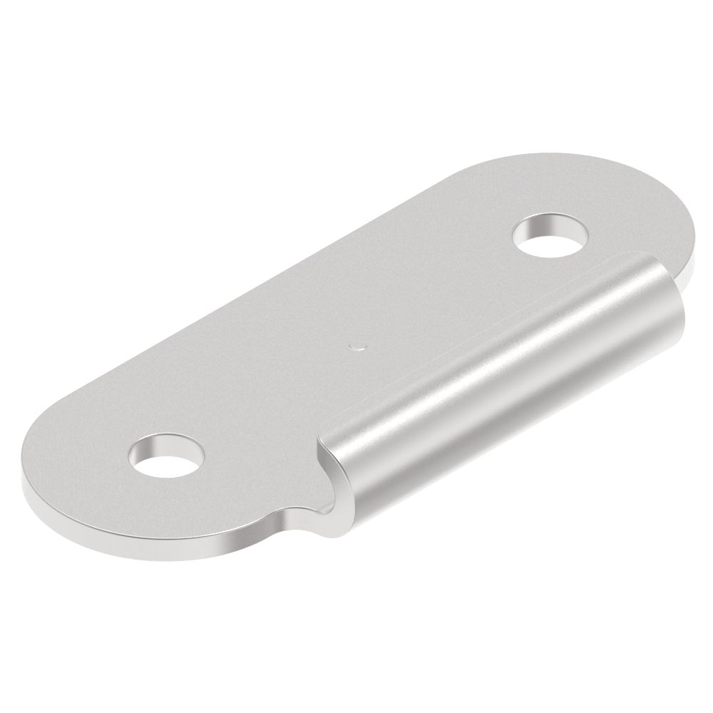 Southco Link Lock Draw Latch, Small Size, Keeper, Stainless Steel, Natural