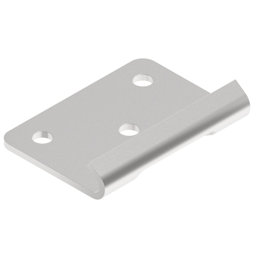 Southco Link Lock Draw Latch, Large Size, Keeper, Steel, Bright