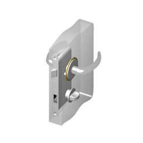 Southco McCoy Star Entry Door Latch, Nova Handle, Privacy Knob, Left Hand In, 28 - 37mm (1.13 - 1.50 in) Door Thickness, Satin Chrome