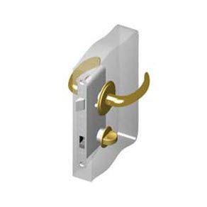Southco McCoy Star Entry Door Latch, Nova Handle, Privacy Knob, Right Hand In, 22 - 30mm (.88 - 1.19 in) Door Thickness, Diamond Brass