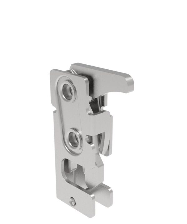 Southco Rotary Push-to-Close Latch, Small Size, Single Stage, Direct, M6 Thread, Stainless Steel, Passivate