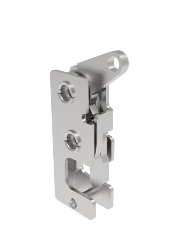Southco Rotary Push-to-Close Latch, Small Size, Two Stage, Top Trigger, M6 Thread, Stainless Steel, Passivate
