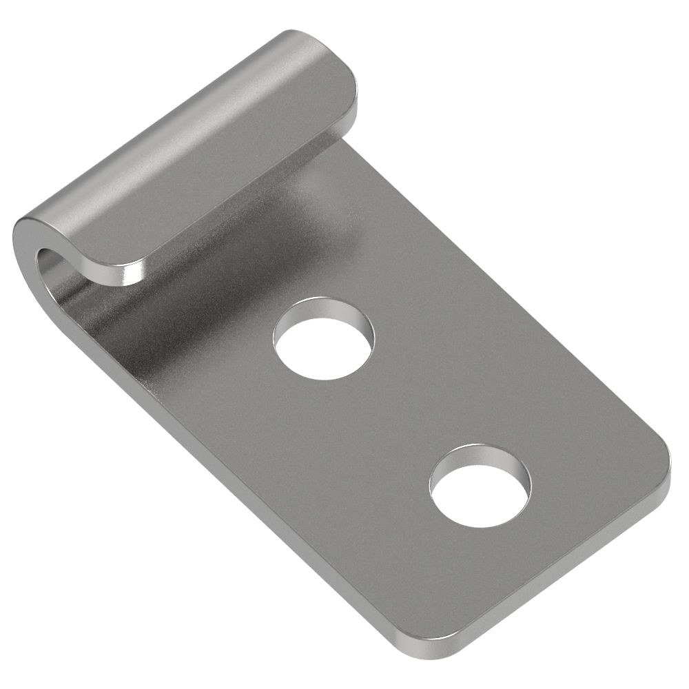 Southco Toggle Style Draw Latch, Keeper, Stainless Steel, Passivated