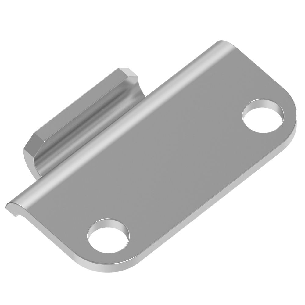 Southco Toggle Style Draw Latch, Keeper, Stainless Steel, Passivated
