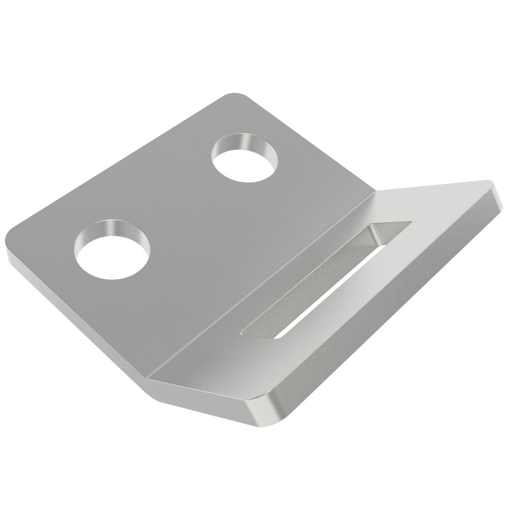 Southco Draw Latch, Keeper, Stainless Steel, Natural