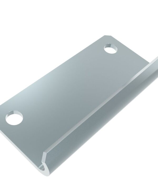 Southco Draw Latch, Keeper, Short Blade, Steel, Zinc Plate, Bright chromate