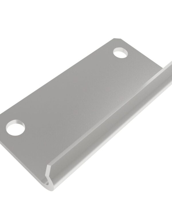 Southco Draw Latch, Keeper, Short Blade, Stainless Steel, Natural